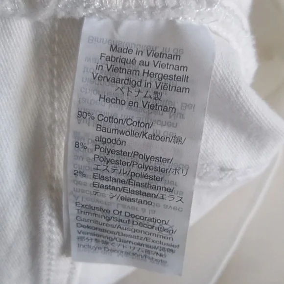 Madewell Womens High Rise Skinny Jeans Pure white size 32 NEW WITH TAGS summer - Picture 12 of 13